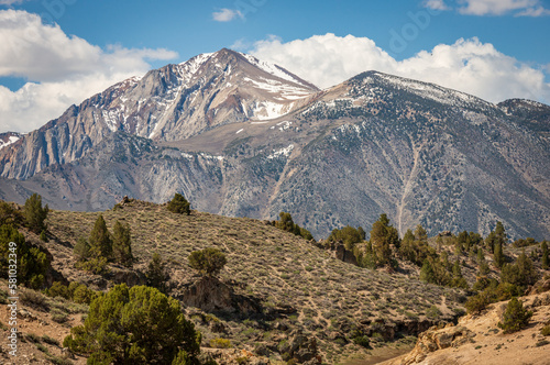 Mountain View from Hot Creek in Mono-Inyo National Forest