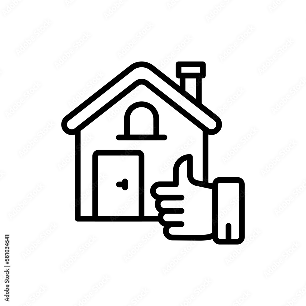 Real Estate Feedback icon in vector. Illustration Real Estate Feedback icon in vector. Illustration