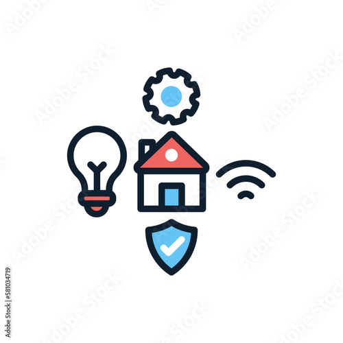 Amenities icon in vector. Illustration