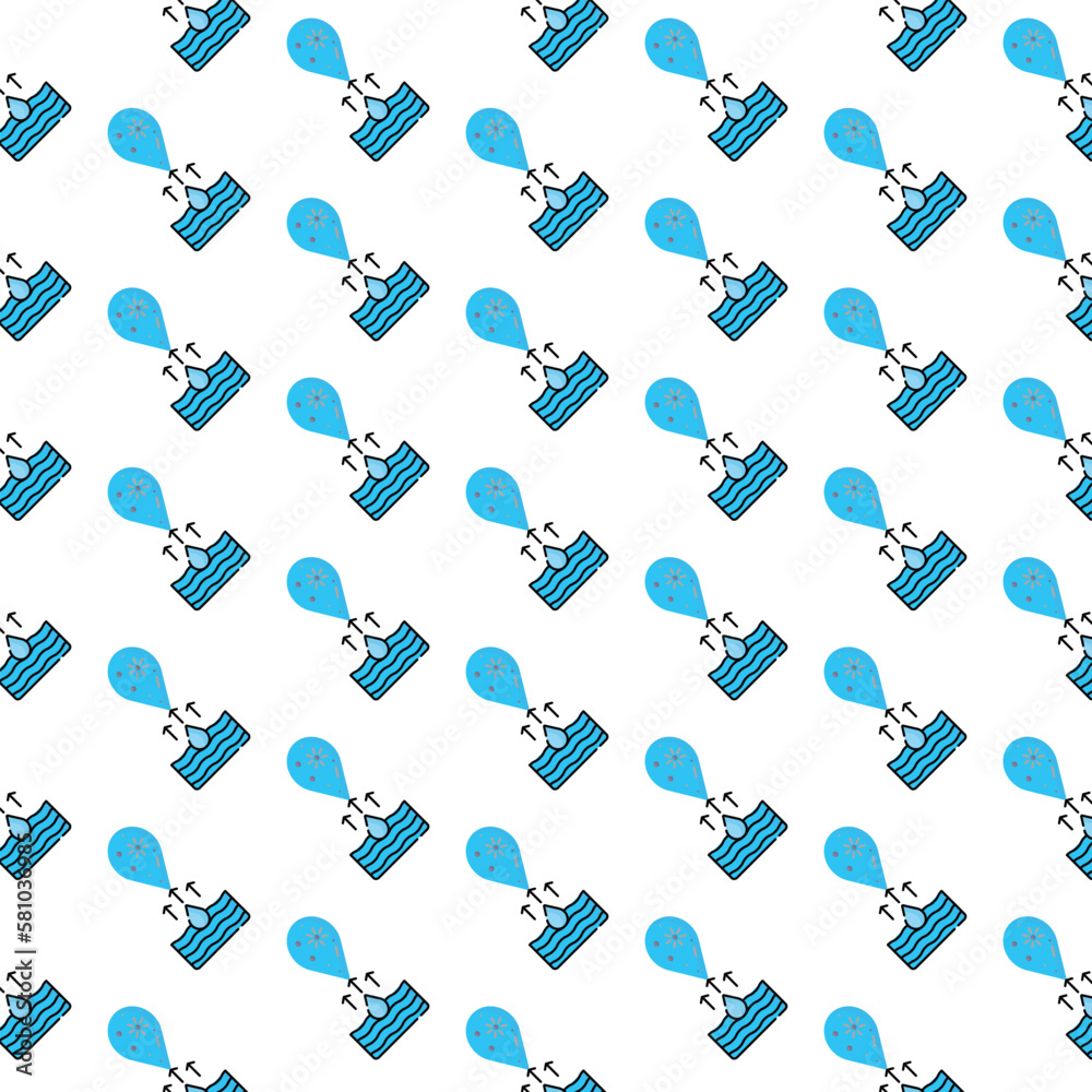 water elements multiple use vector pattern water elements multiple use vector pattern