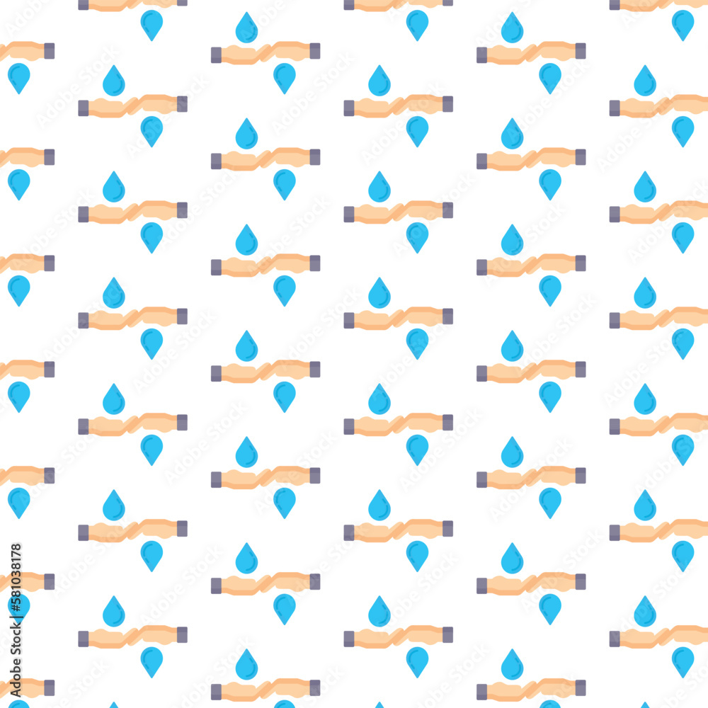 water  elements multiple use vector pattern