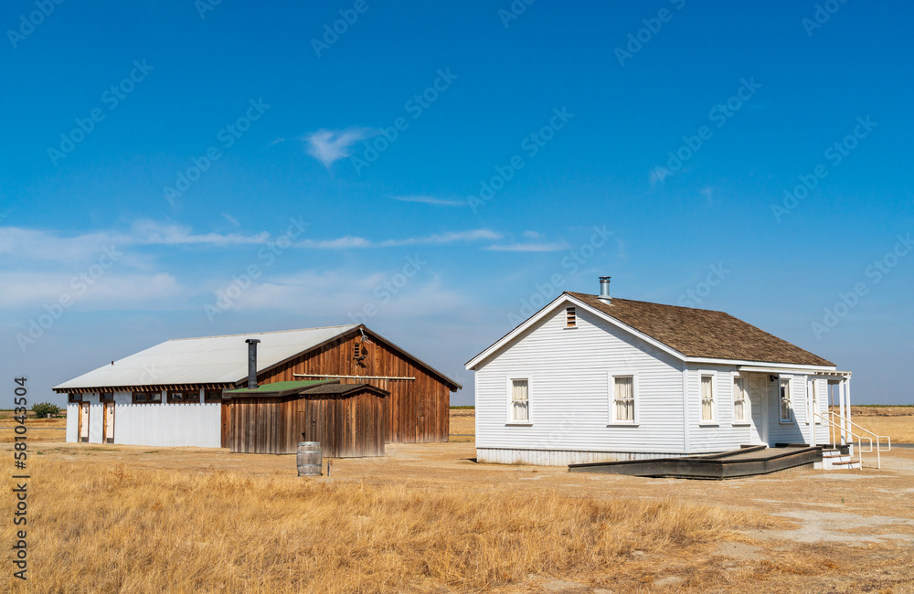 House and Barn at Colonel Allensworth State Historic Park House and Barn at Colonel Allensworth State Historic Park