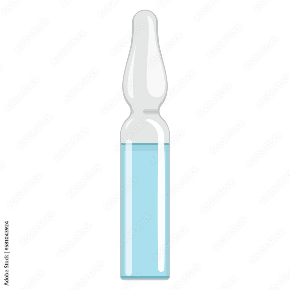 Vector cartoon image of ampoules. The concept of healthcare, medicine and health. Hospital elements for your design. Vector cartoon image of ampoules. The concept of healthcare, medicine and health. Hospital elements for your design.
