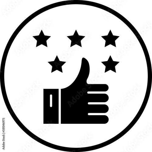 Vector Design Positive Review Icon Style