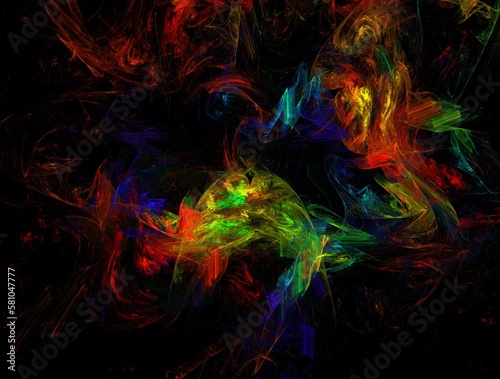 Imaginatory fractal abstract background Image