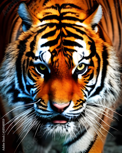 Tiger, Illustration by Generative Ai