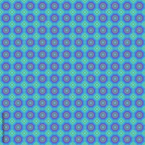 seamless pattern with circles in blue colors