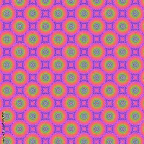 bright seamless pattern with circles