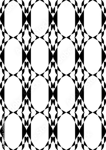 black and white seamless pattern background seamless tile steel circel. 