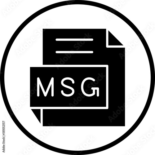 Vector Design MSG Icon Style