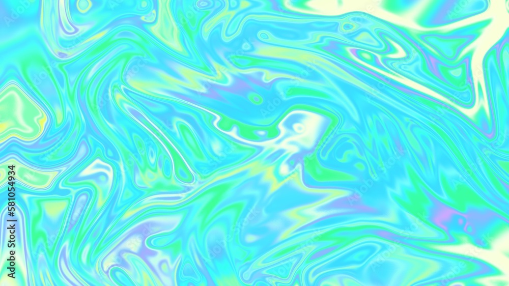 Shiny Liquid Holographic Foil Abstract background, good for poster, banner	