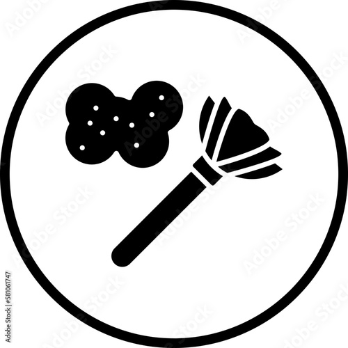 Vector Design Dusting Icon Style