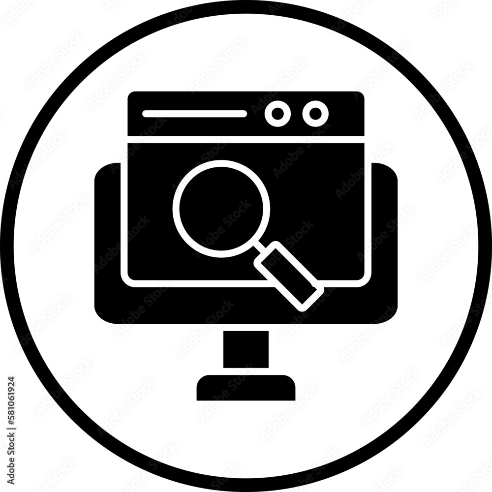 Vector Design Online Search Icon Style Vector Design Online Search Icon Style