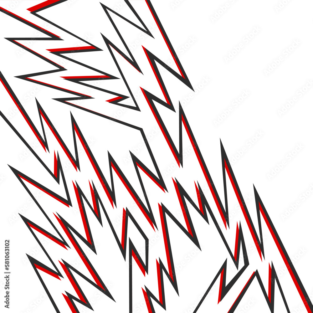 Fototapeta premium Abstract background with jagged spike pattern and with some copy space area
