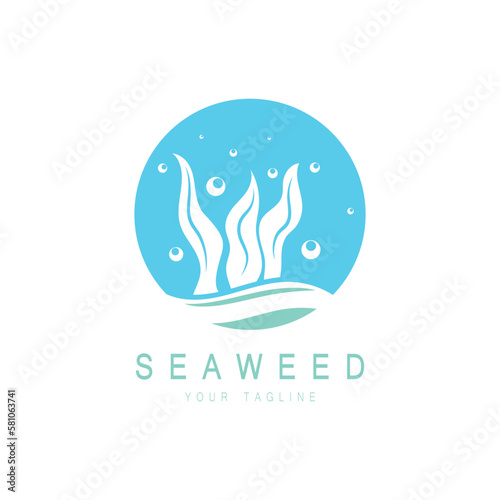 Wallpaper Mural Seaweed vector logo icon illustration design.includes seafood,natural products,florist,ecology,wellness,spa. Torontodigital.ca