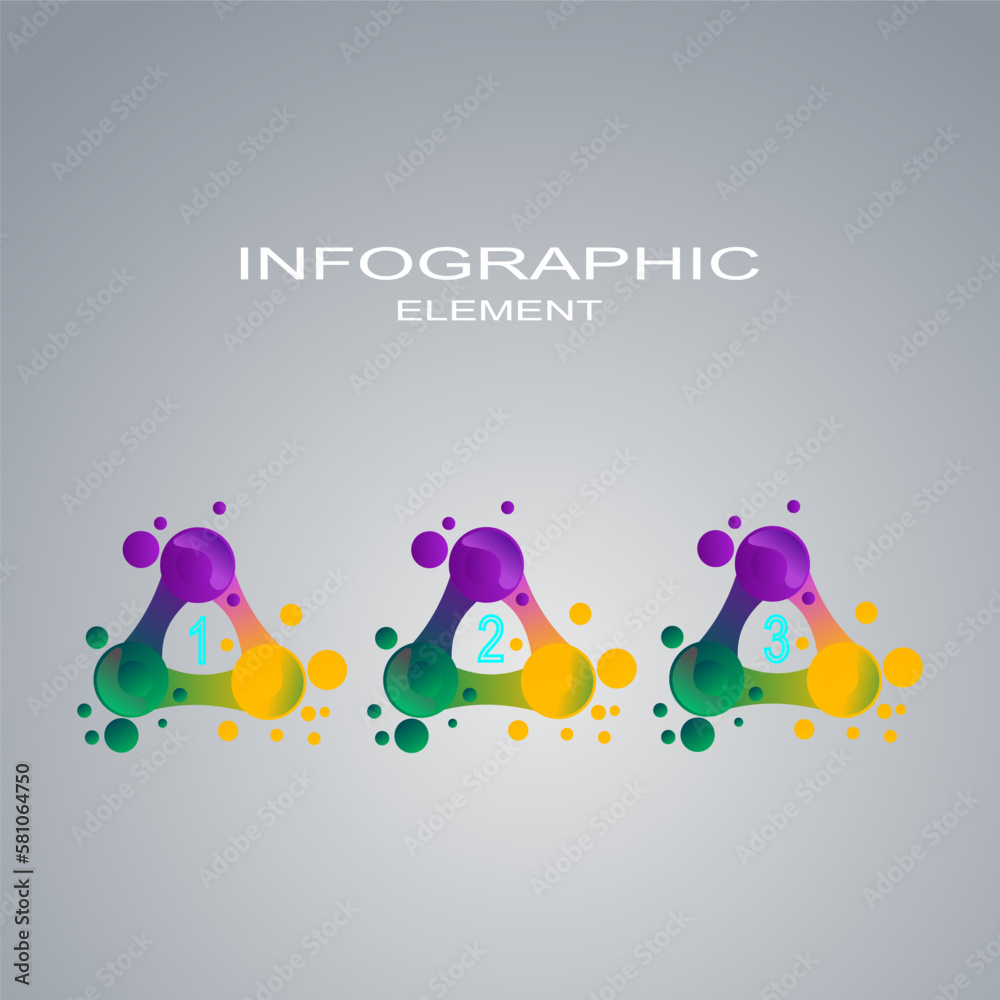 Fototapeta premium Collection of vector circle chart infographic templates for presentations, advertising, layouts, annual reports. 6 options, steps, parts.