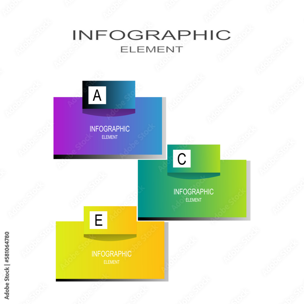 Vector infographic template with 3D paper label, integrated circles. Business concept with  options. For content, diagram, flowchart, steps, parts, timeline infographics, workflow, chart.