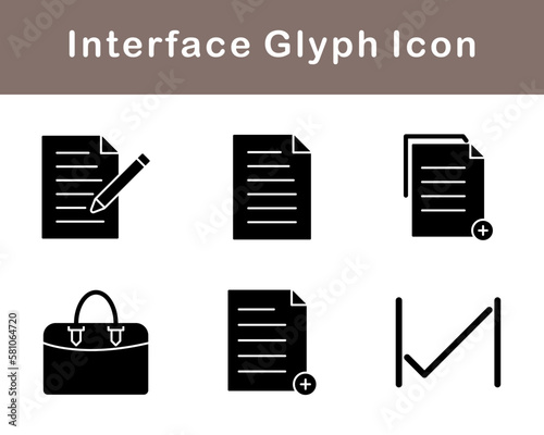 Interface Vector Icon Set