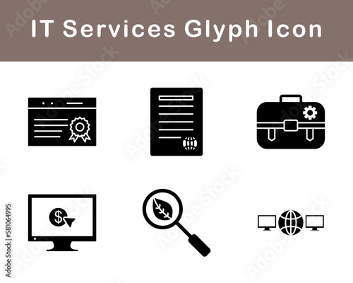 IT Services Vector Icon Set