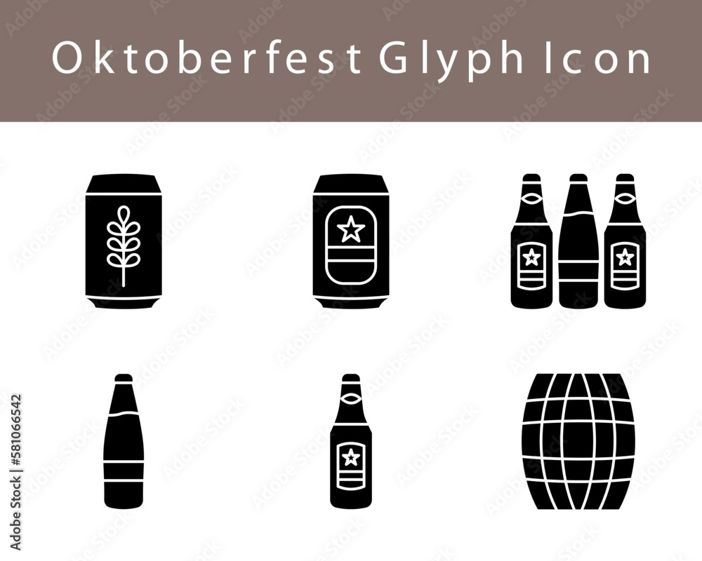 Oktoberfest Vector Icon Set Oktoberfest Vector Icon Set