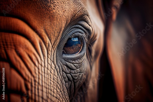 elephant eye closeup © Artsy