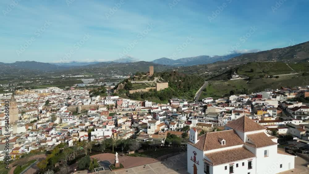 vista aérea del municipio de Vélez-Málaga en la comarca de la Axarquía de Málaga, España vista aérea del municipio de Vélez-Málaga en la comarca de la Axarquía de Málaga, España