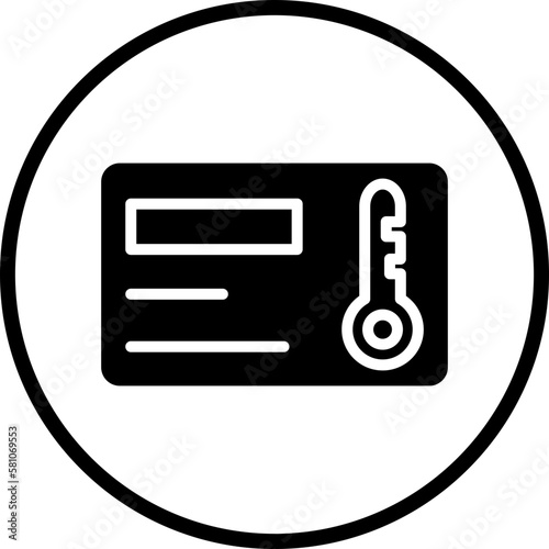 Vector Design Keycard Icon Style