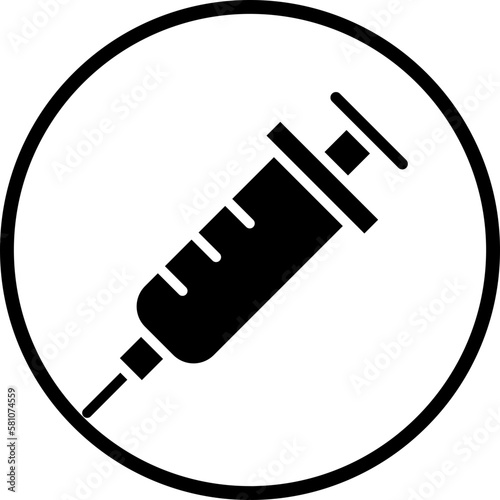 Vector Design Syringe Icon Style