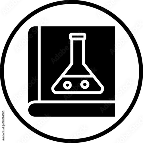 Vector Design Chemistry Book Icon Style