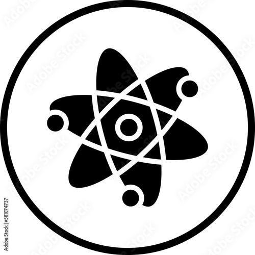 Vector Design Atom Icon Style