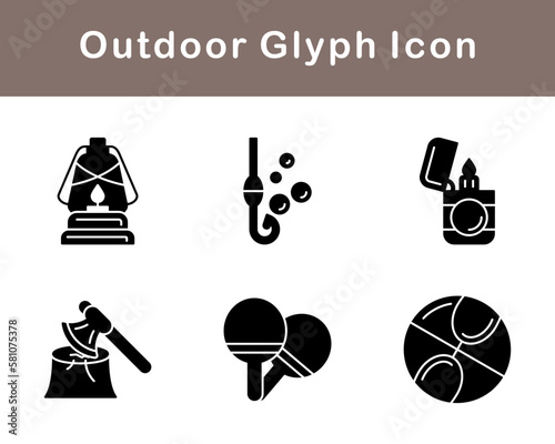 Outdoor Vector Icon Set