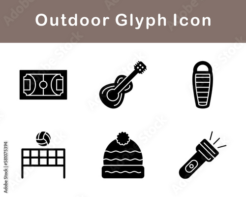 Outdoor Vector Icon Set