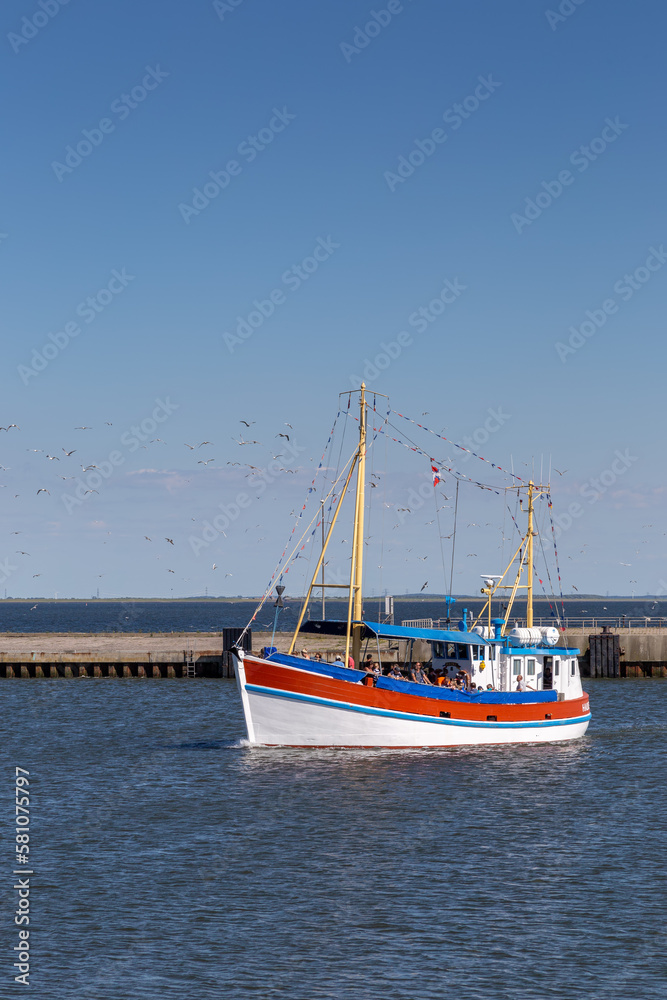 Büsum Nordsee Hafen Fischerboot