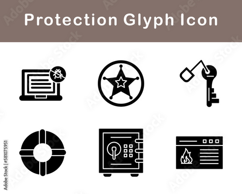 Protection Vector Icon Set