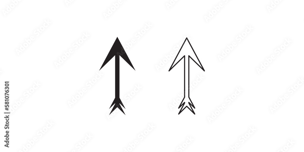 Black vector arrows, vector illustration collection of arrows vector icon. Black vector arrows, vector illustration collection of arrows vector icon.