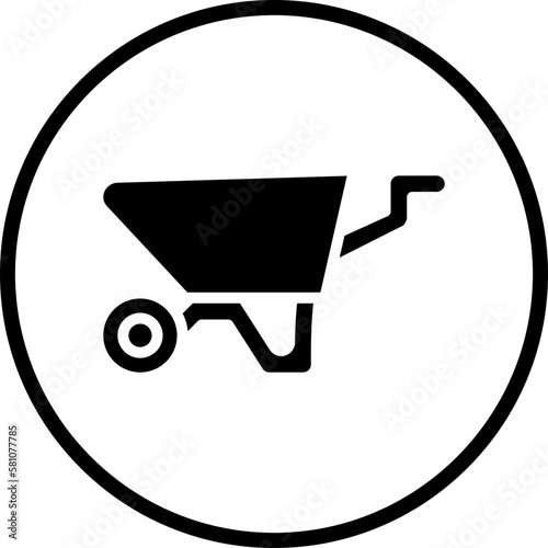 Vector Design Wheelbarrow Icon Style