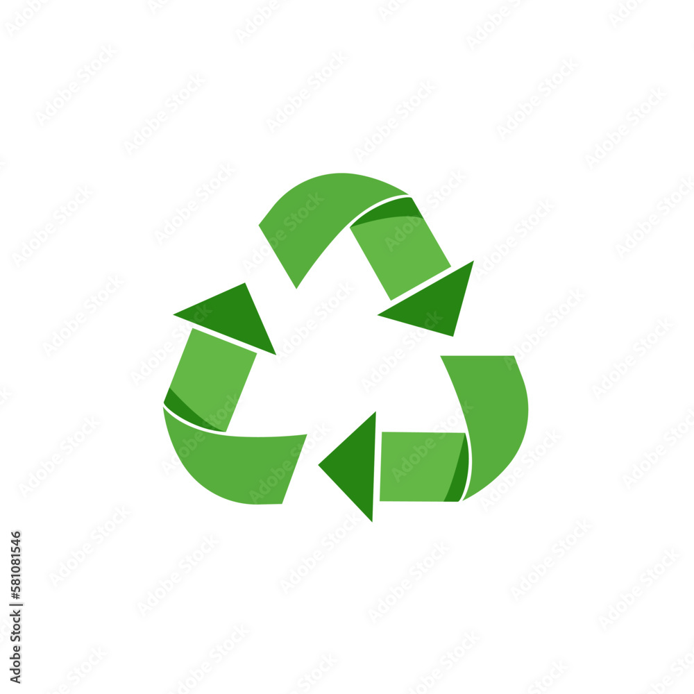 Recycling sign. Processing of products and things. Caring for the environment and nature. Eco. Vector stock illustration. Recycling sign. Processing of products and things. Caring for the environment and nature. Eco. Vector stock illustration.