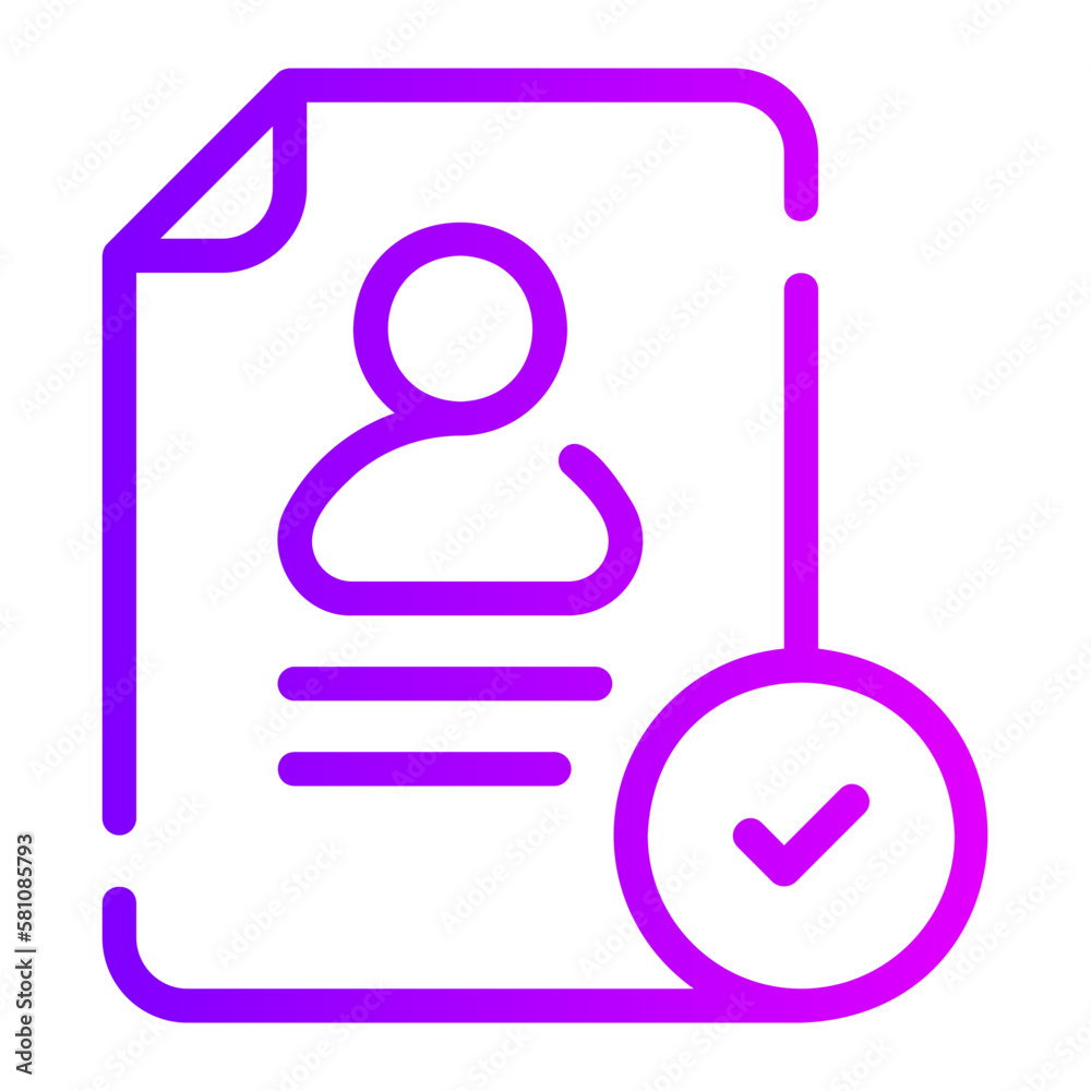 CV gradient icon CV gradient icon