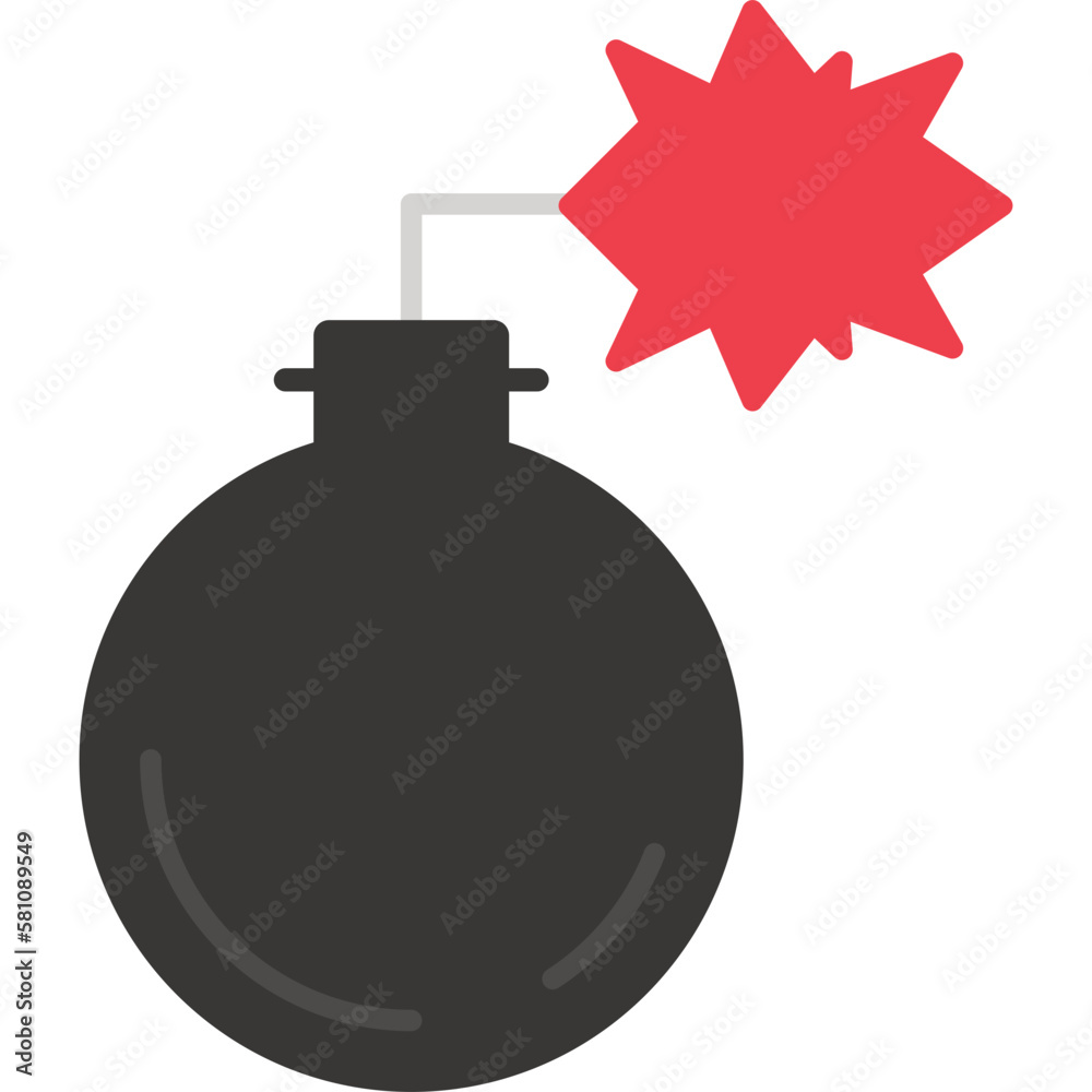 Obraz premium Bomb Icon
