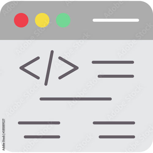 Web Coding Icon