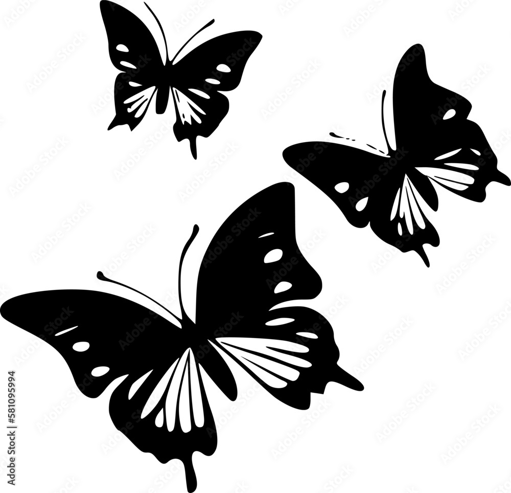 Butterflies - High Quality Vector Logo - Vector illustration ideal for T-shirt graphic Butterflies - High Quality Vector Logo - Vector illustration ideal for T-shirt graphic