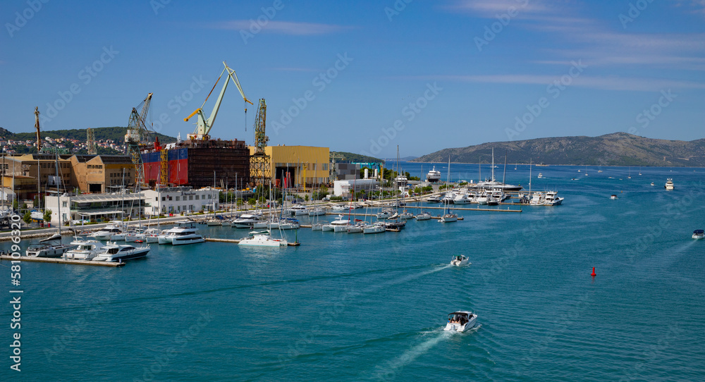 Port in Trogir, Croatia