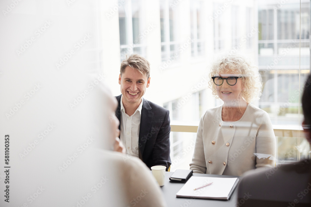 People sitting during business meeting People sitting during business meeting