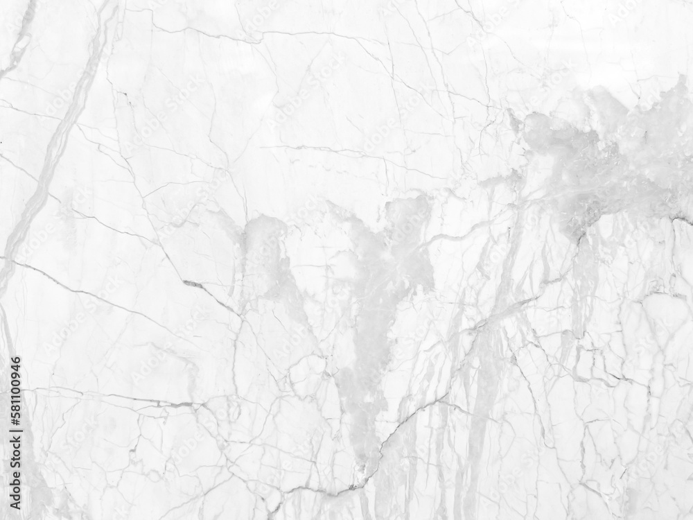 Fototapeta White marble texture pattern with high resolution for background