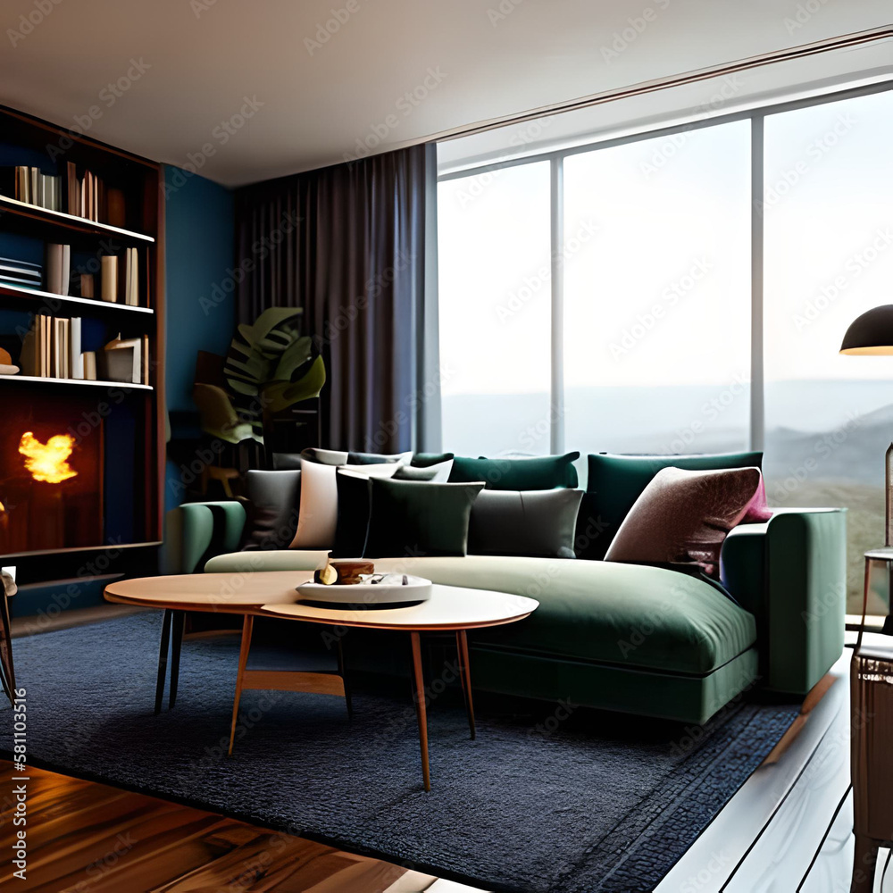 Fototapeta premium modern living room