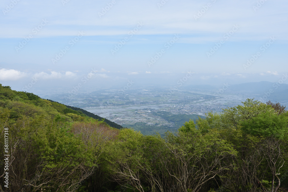 Fototapeta premium Climbing Mt. Tsukuba, Ibaraki, Japan
