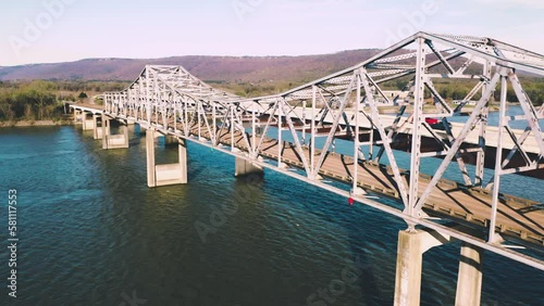 Bridge Over the Tennessee River South of Huntsville, Alabama