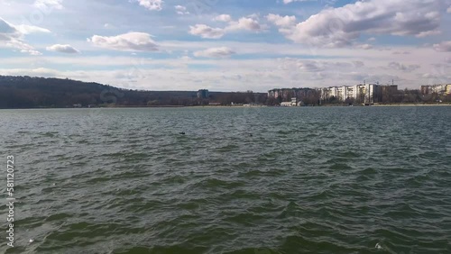 Valea Morilor lake in Chisinau, Moldova. photo