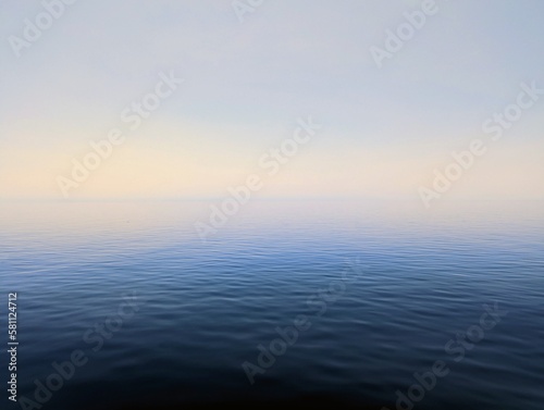 Fototapeta Naklejka Na Ścianę i Meble -  Nebel über dem Wasser