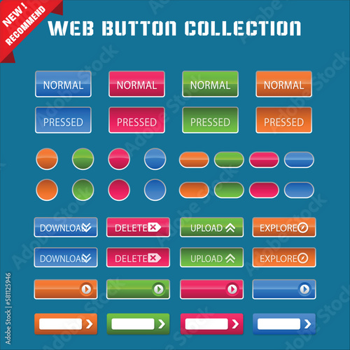 cta web button collection	
